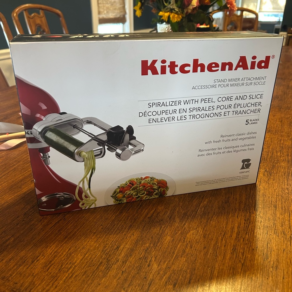 KitchenAid Spiralizer- Brand New